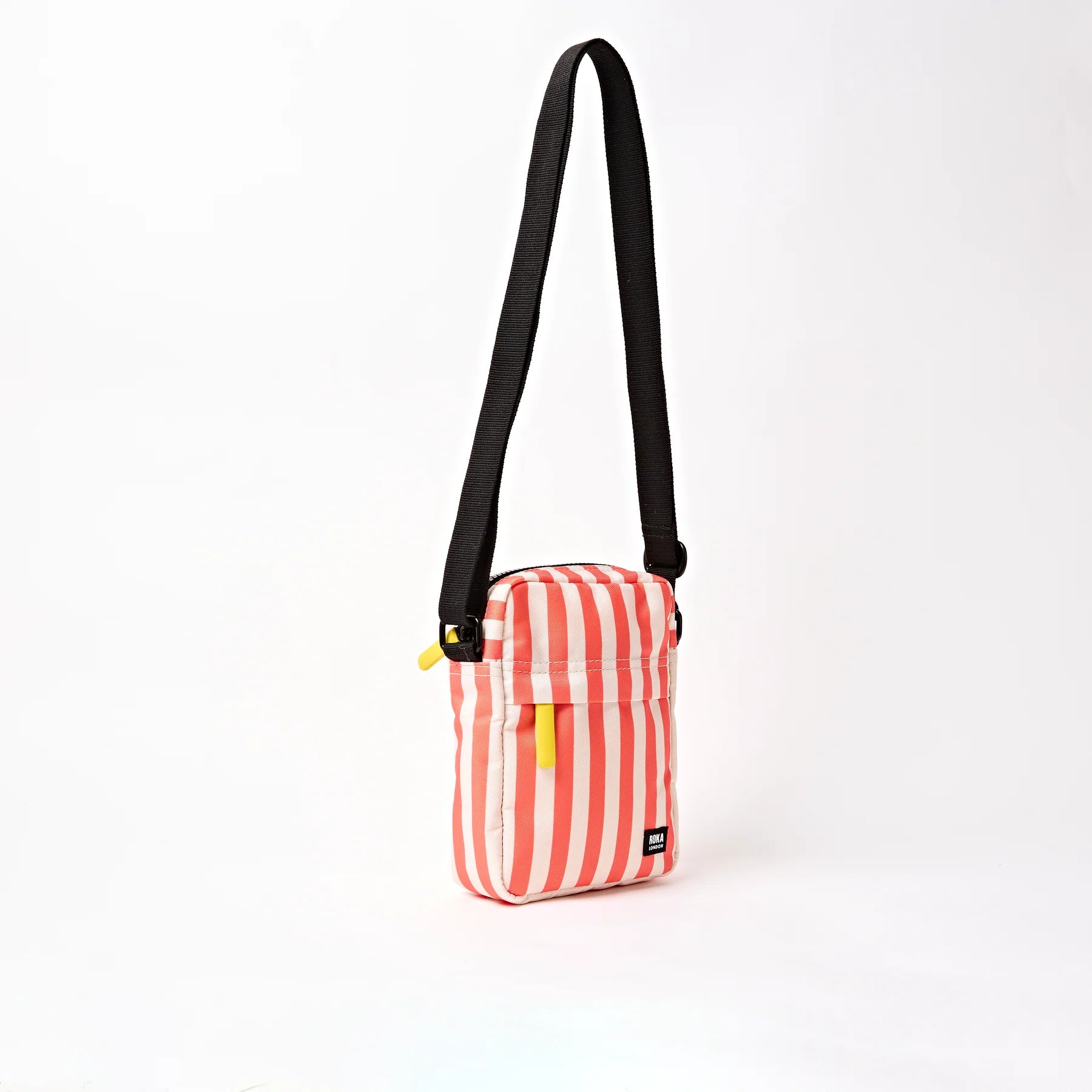 Coral Stripe Bond Recycled Canvas Bag