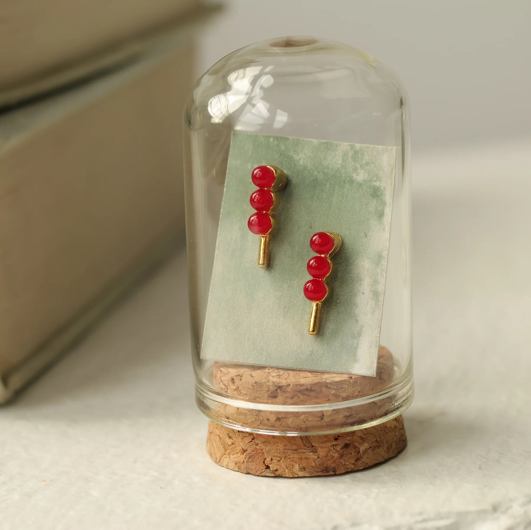 Red Dot Earrings