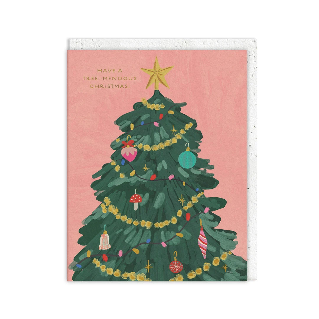 Tree-mendous Plantable Envelope Christmas Card