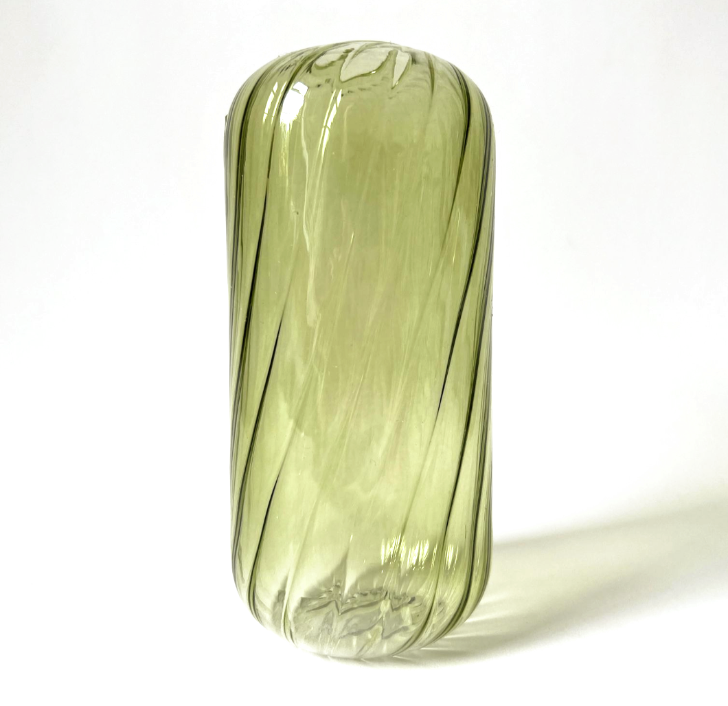 Green Fleur Vases