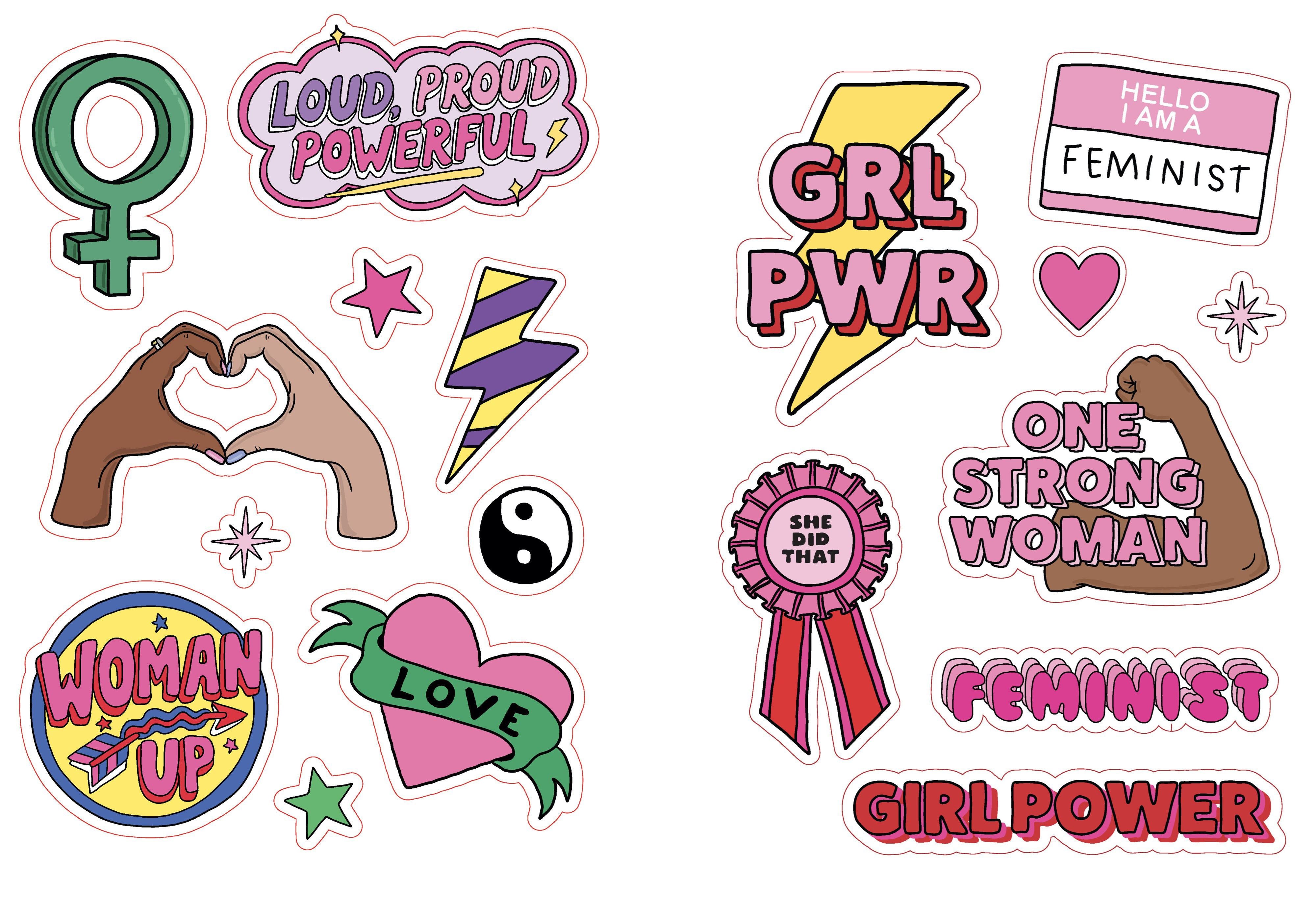 Stickers Against The Patriarchy