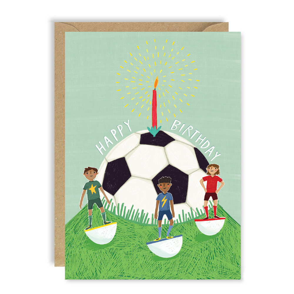 Subbuteo Birthday Card