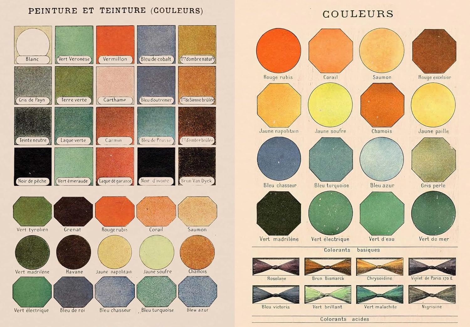 Vintage Colour Palette: Sticker Book