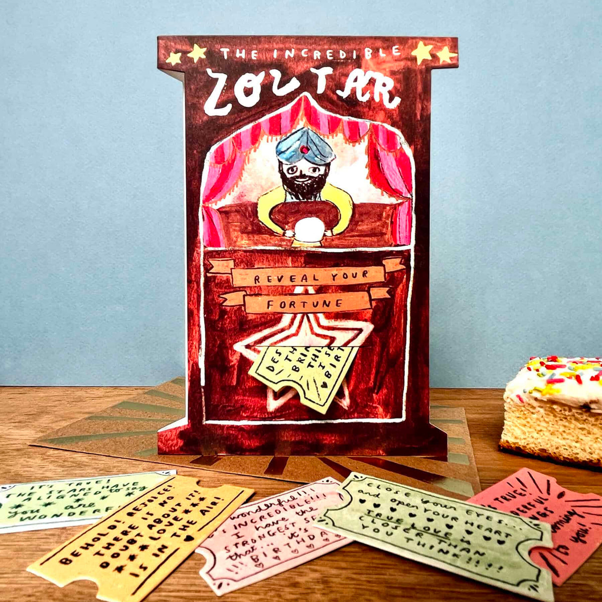 The Incredible Zoltar Birthday Card