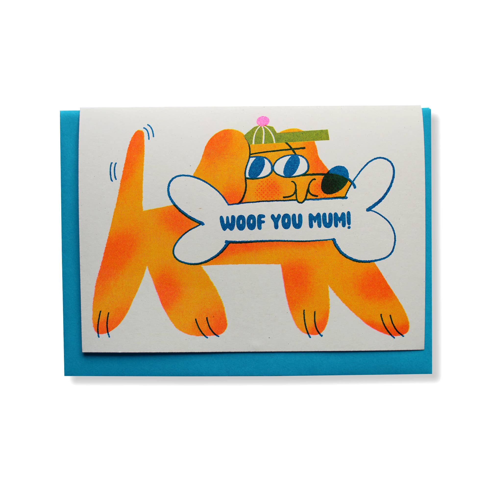 Woof You Mum Card 