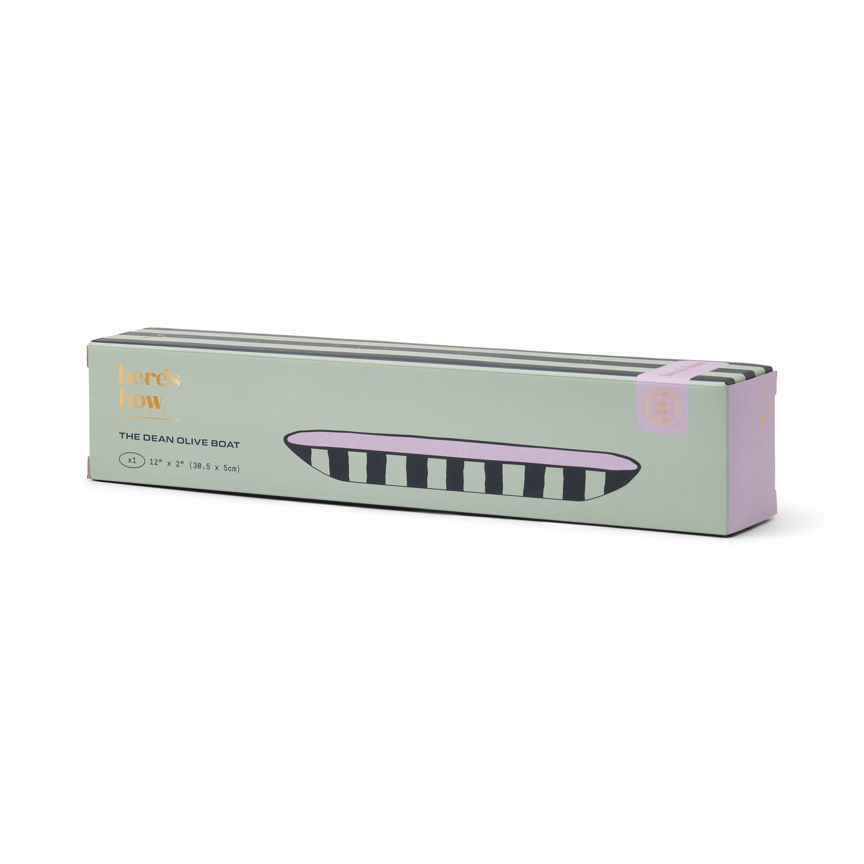 Olive Boat - Striped