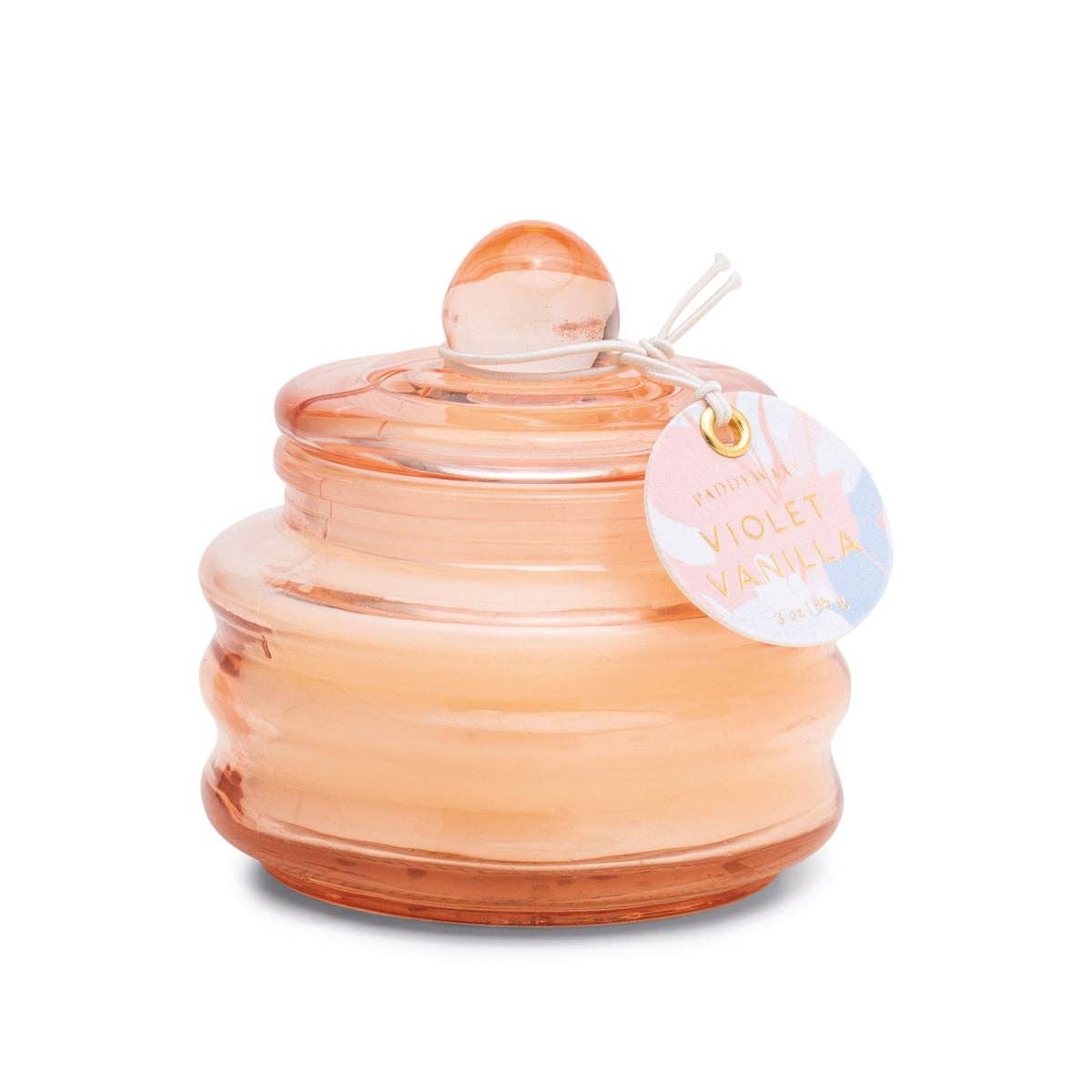 Beam Glass Candle - Pink - Violet Vanilla