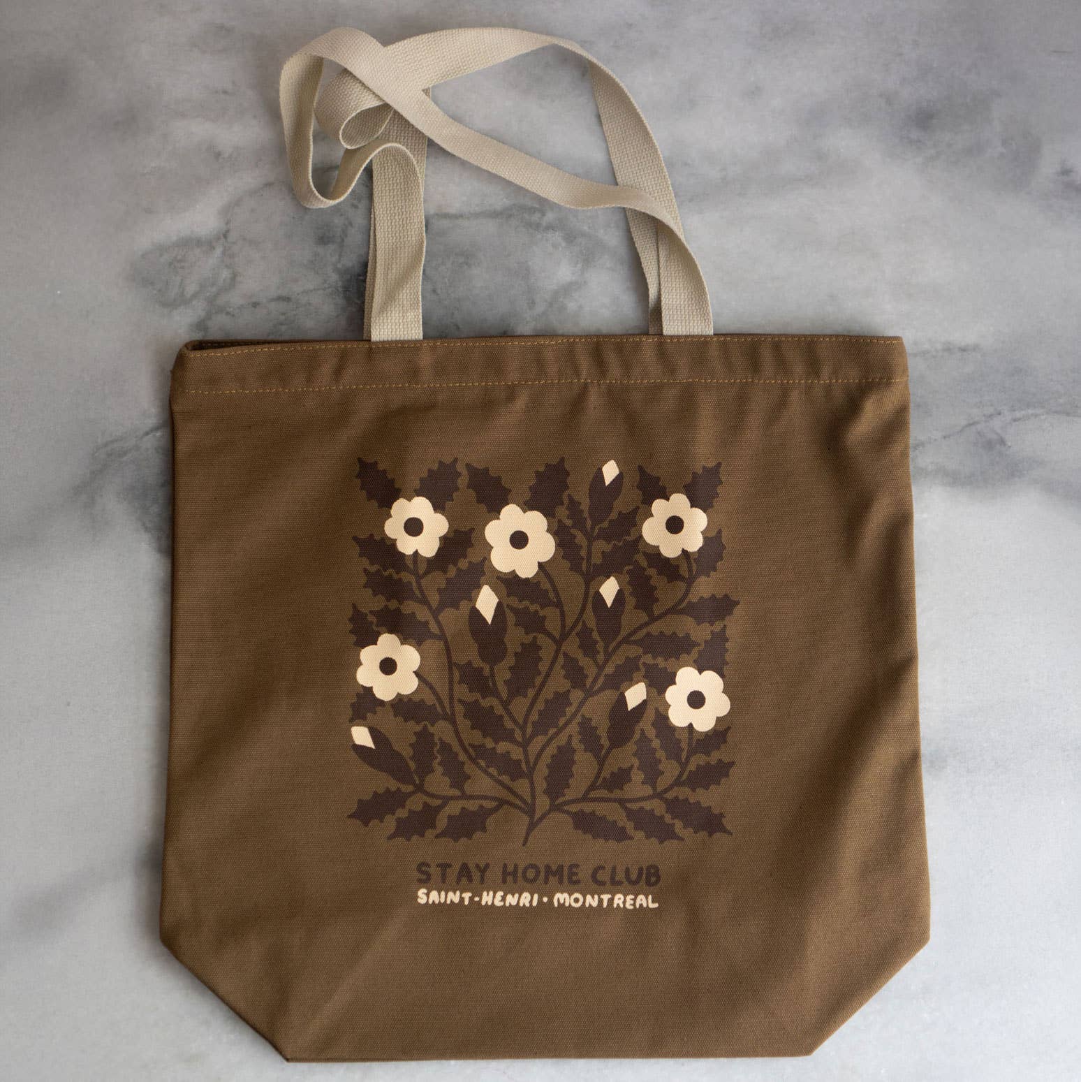 Blooms 1858 Big Zip Tote Bag