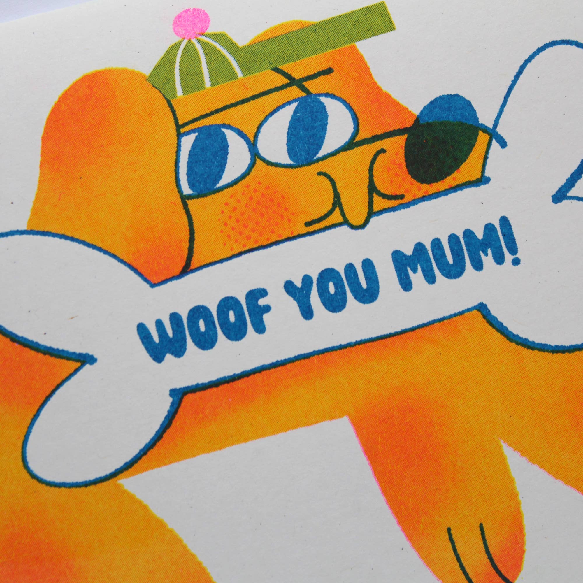 Woof You Mum Card 