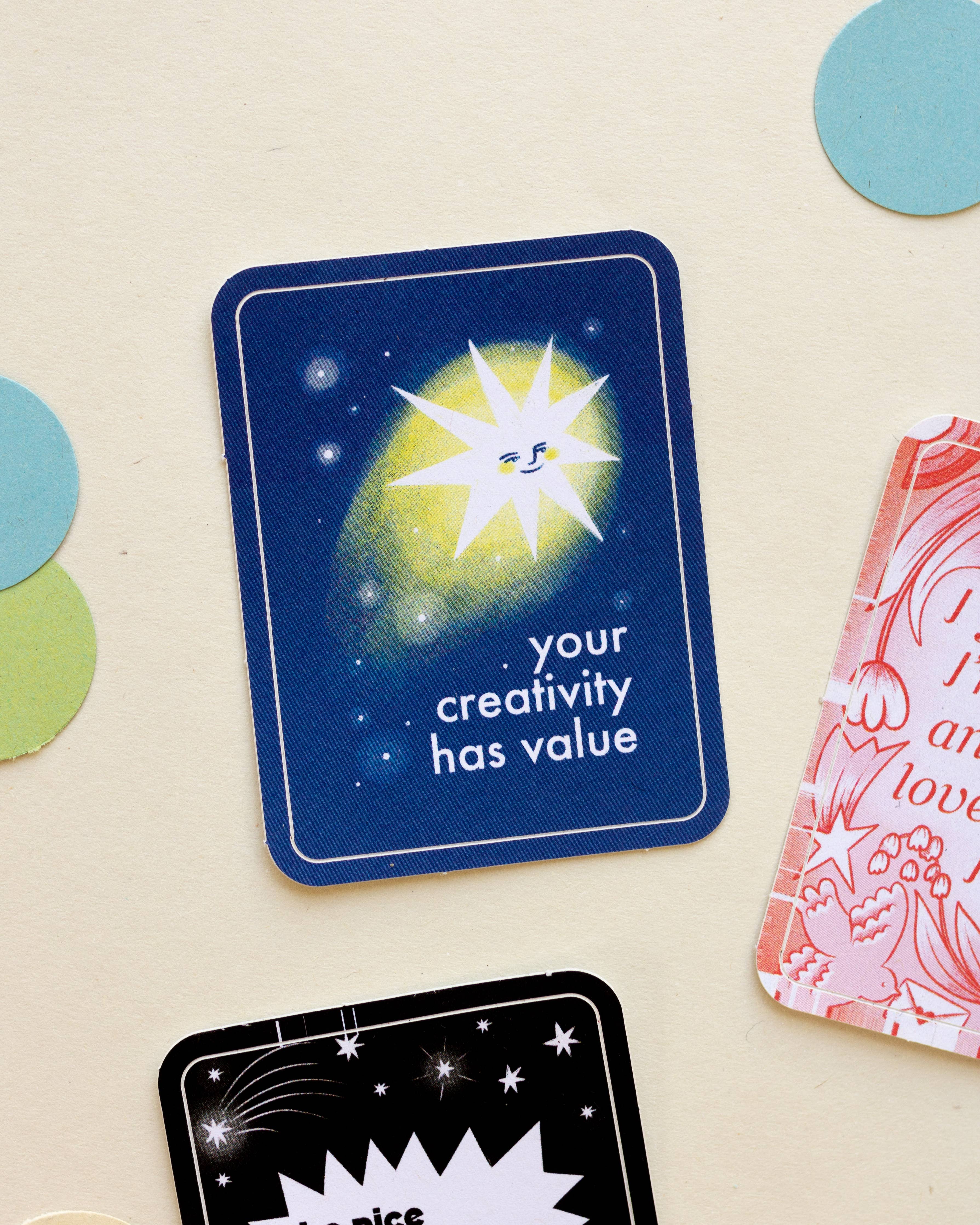 Your Creativity Has Value Illustrated Sticker