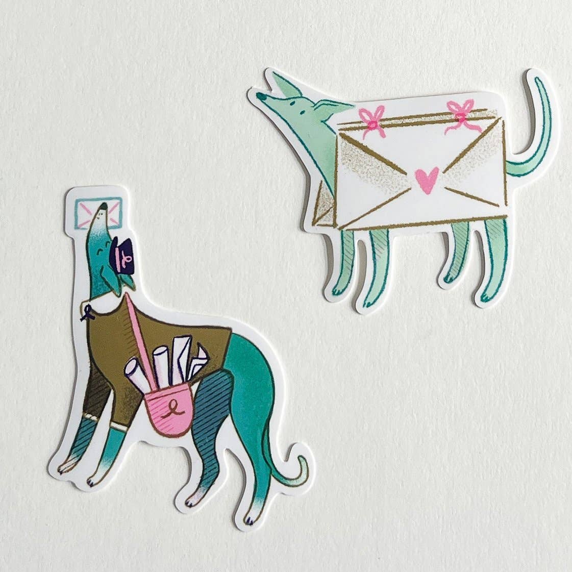 Snoot Mail Shaped Stickers - Postie