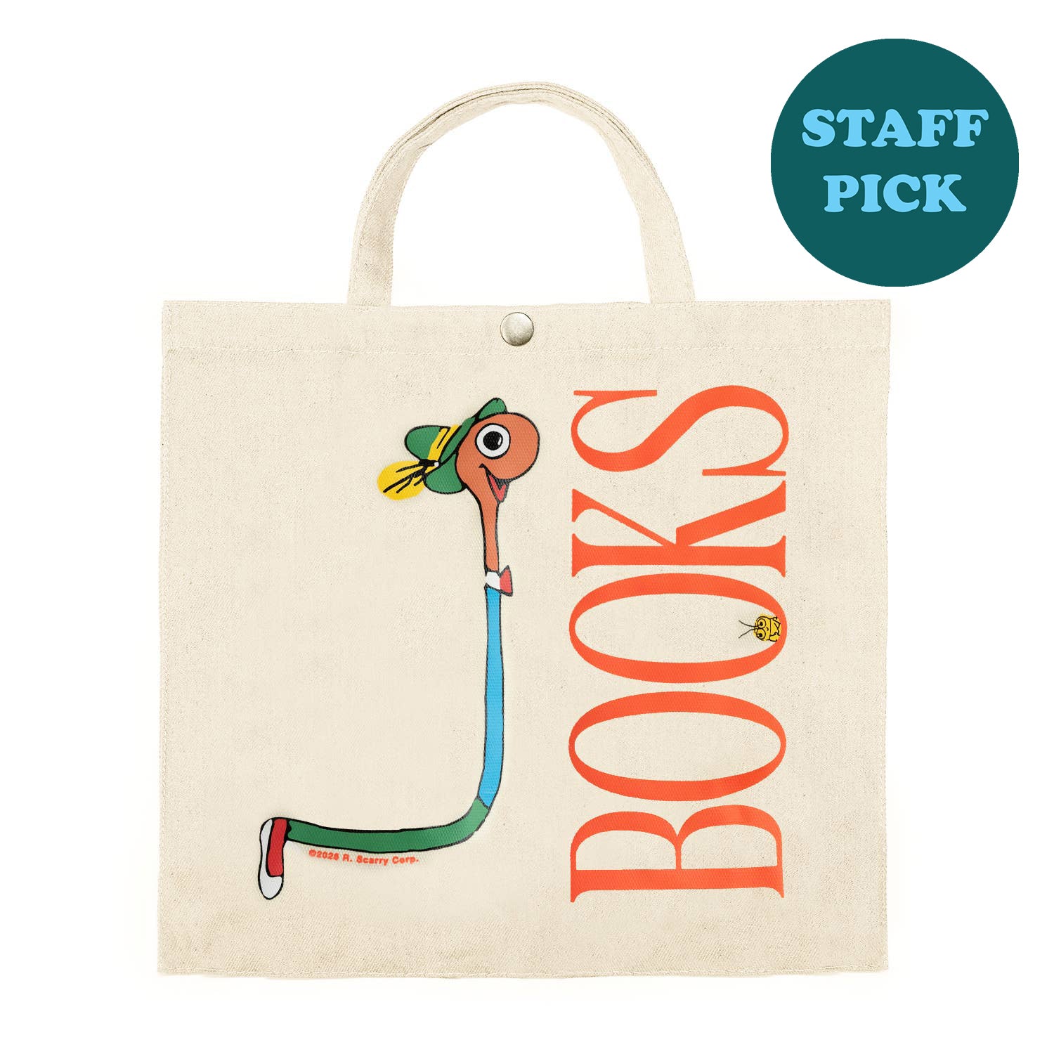 Richard Scarry Lowly Books Market Tote