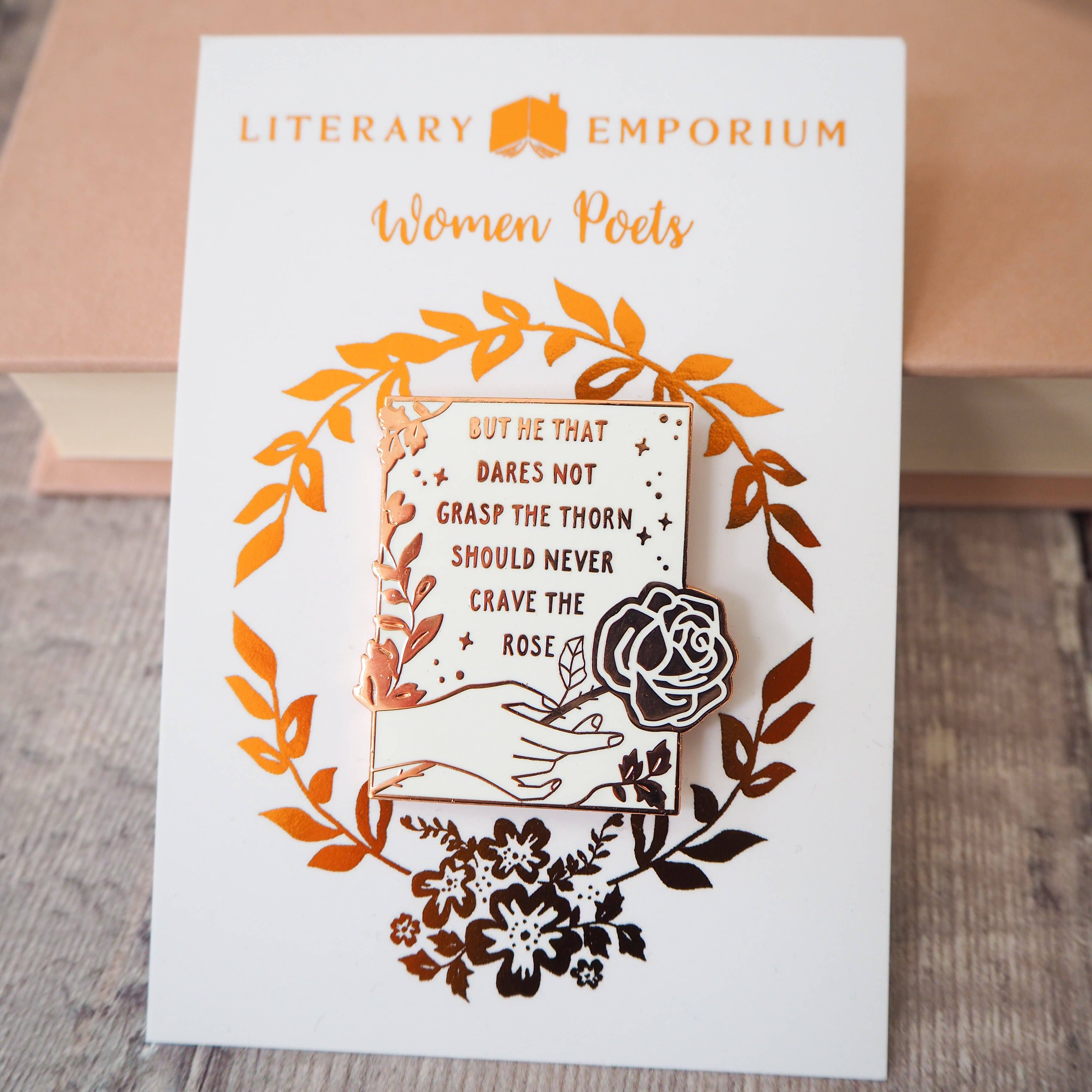 Anne Brontë Enamel Pin Badge