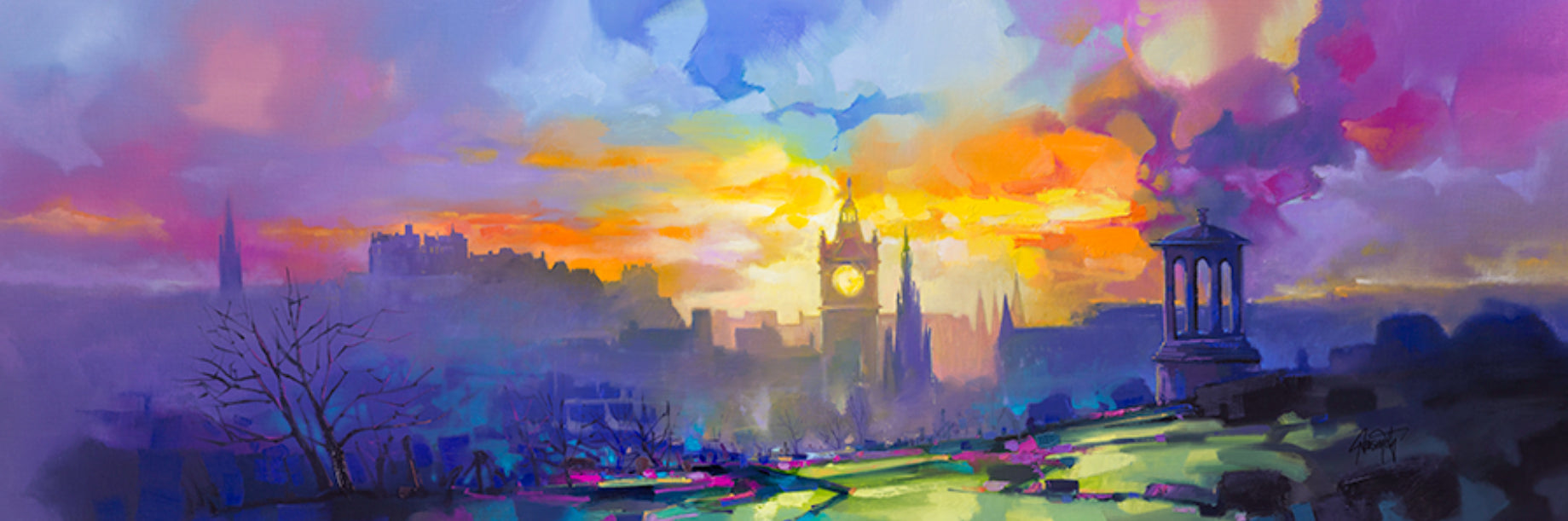 Calton Hill Art Print