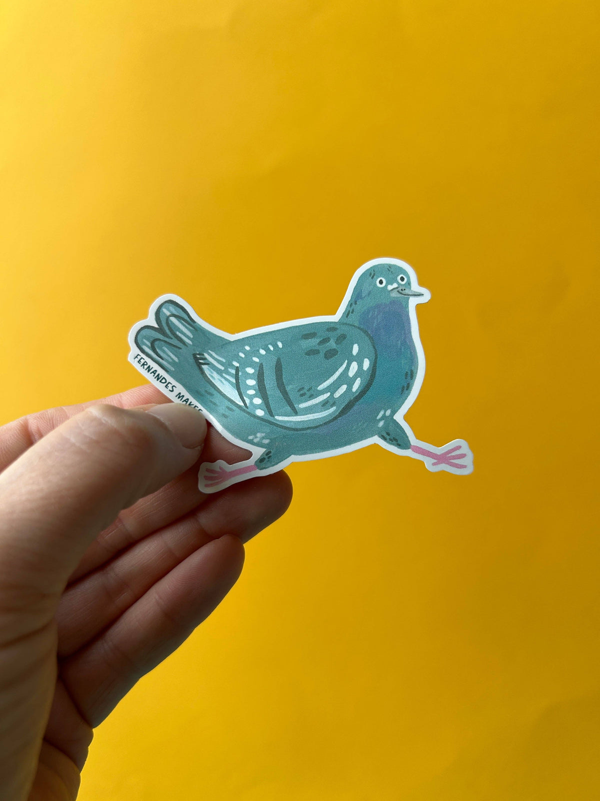 Pigeon Vinyl Stickers: Skye