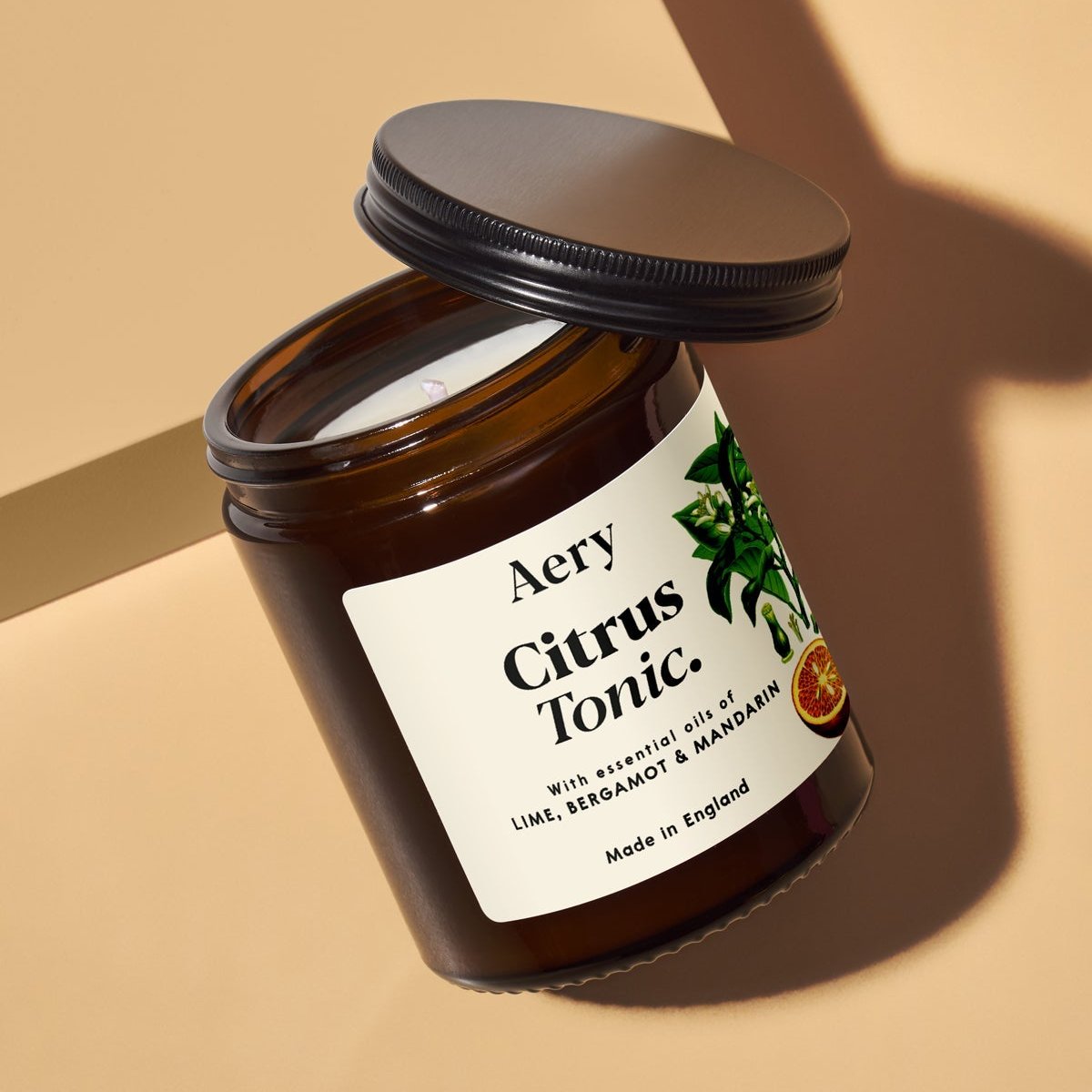 Citrus Tonic Scented Jar Candle