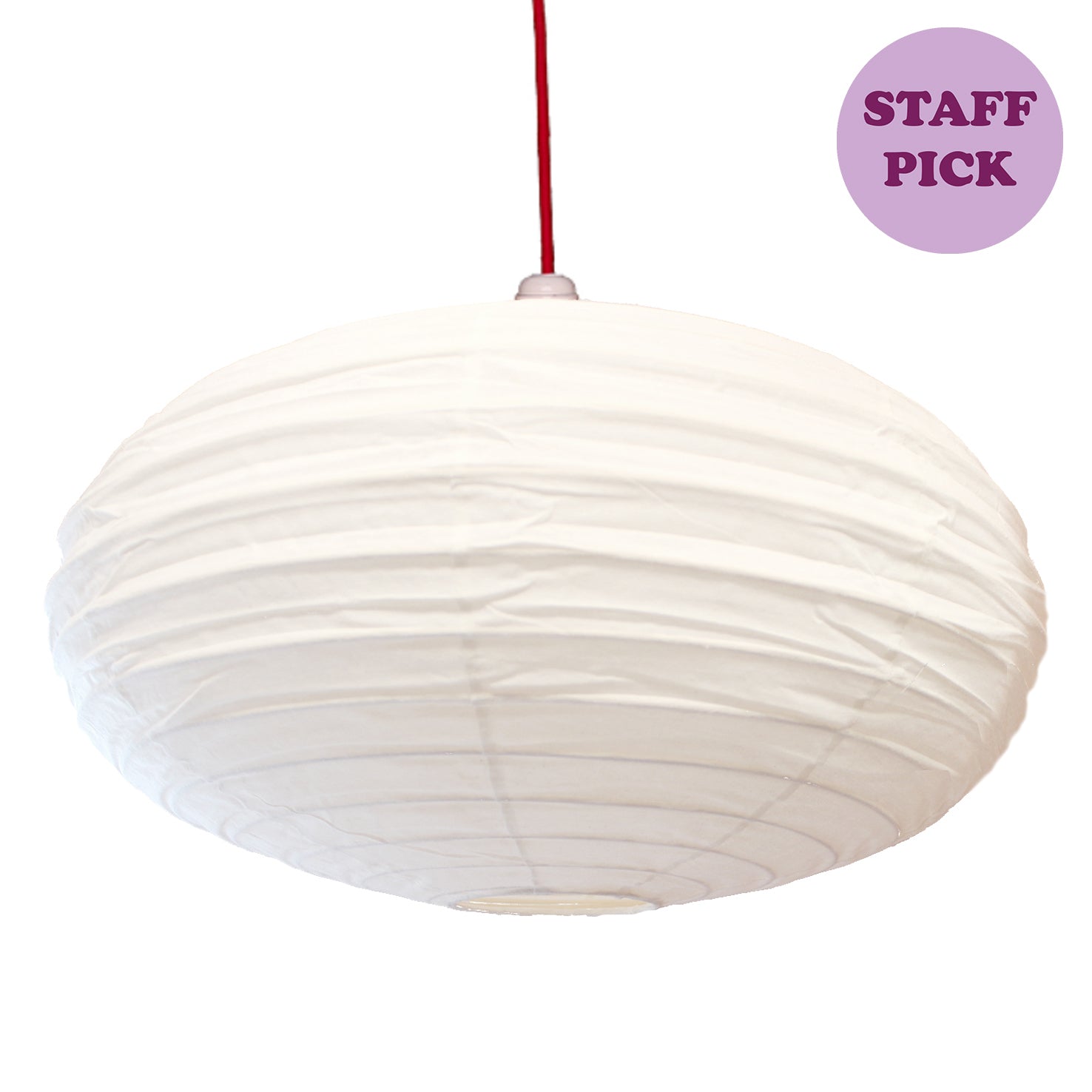 Small 60cm Cream Cotton Pendant Lampshade