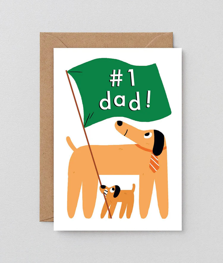 Dogs #1 Dad Card