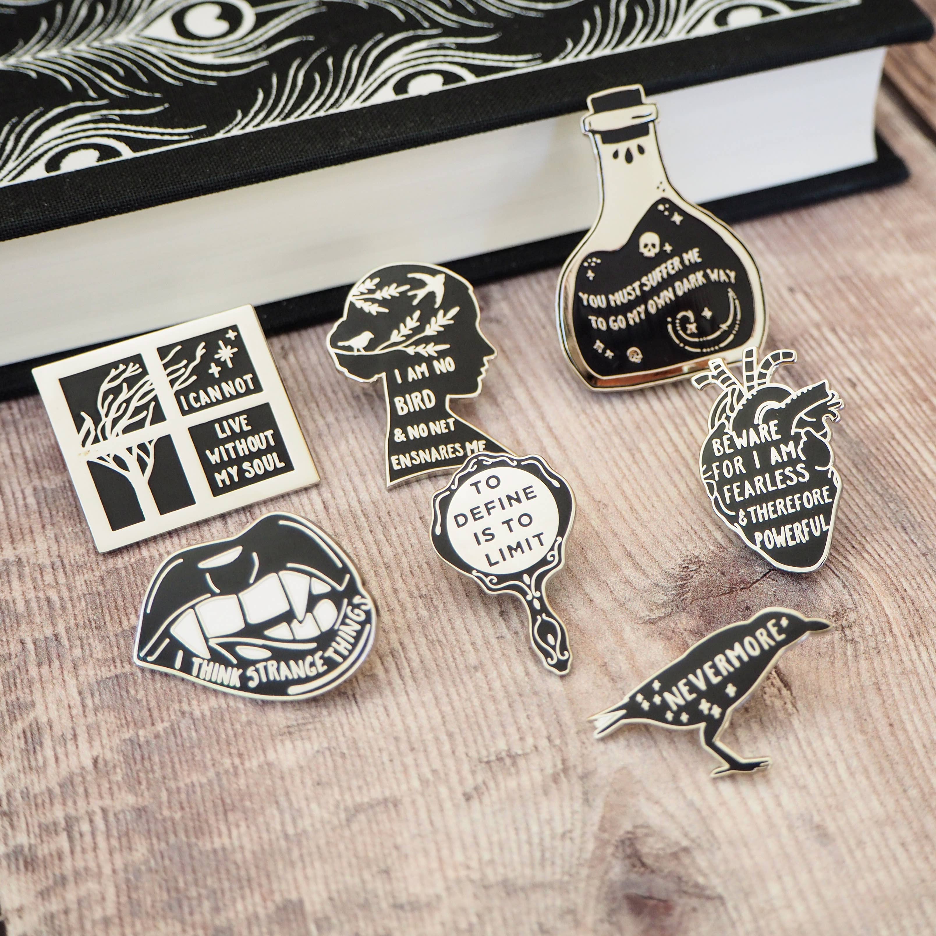 Frankenstein Anatomical Heart Pin Badge