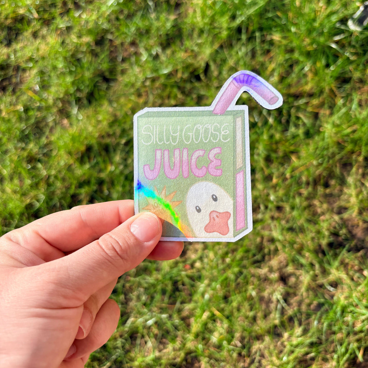 Silly Goose Juice Fridge Magnet