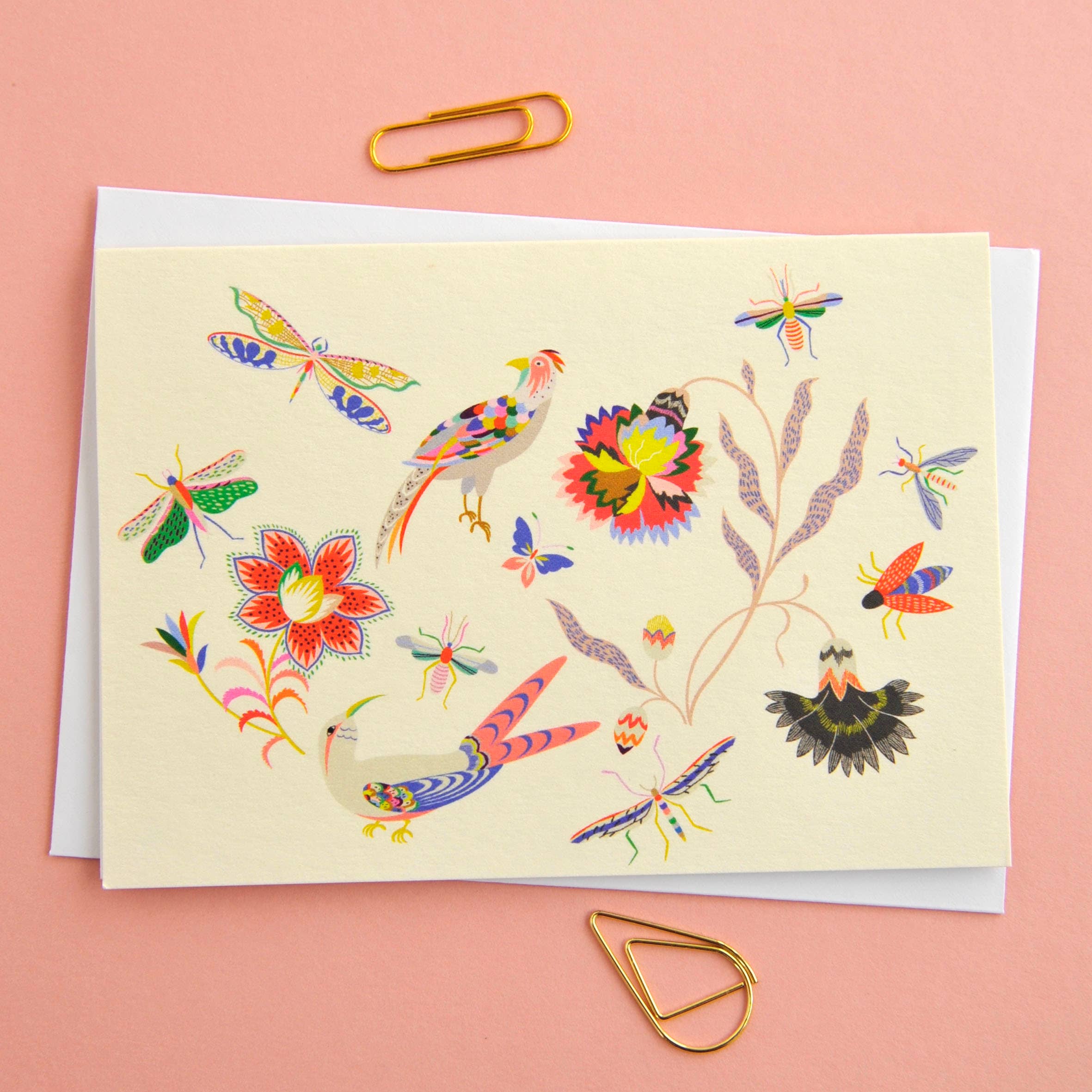 Birds & Bees Notecards – Pack of 8 Thank You Cards