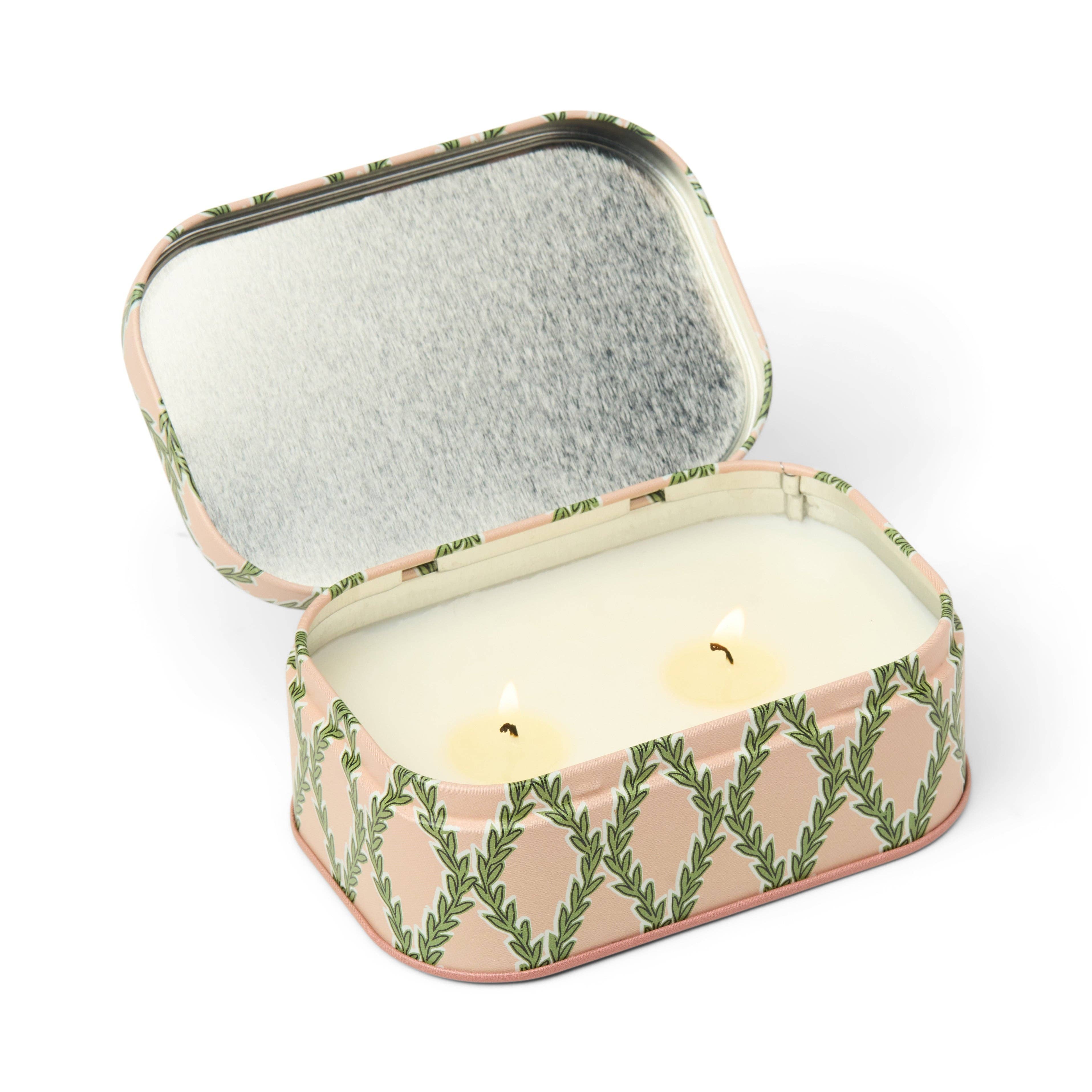 Printed Tin Candle - Yuzu Woods