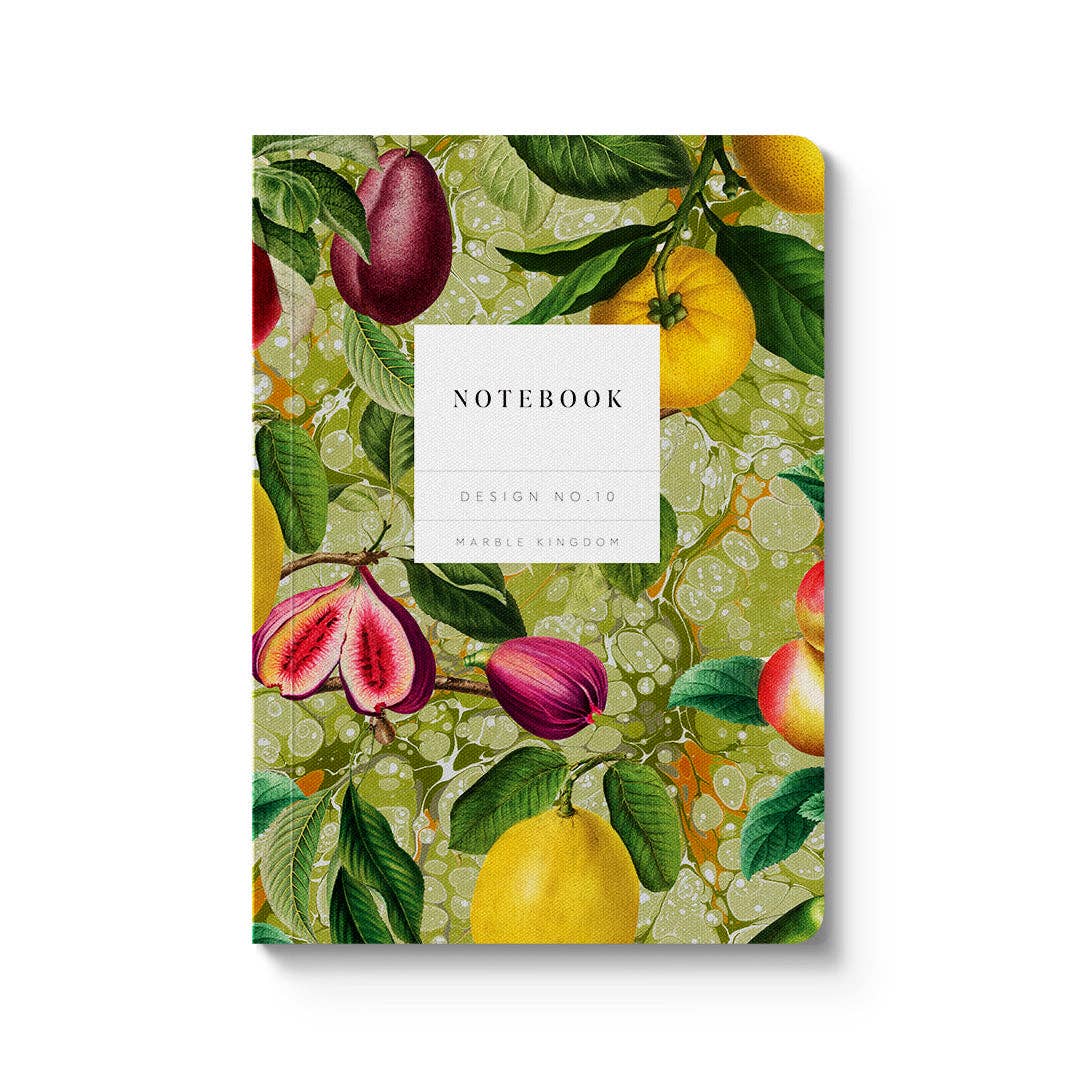 A6 Marble Fruit Premium Paperback Notebook