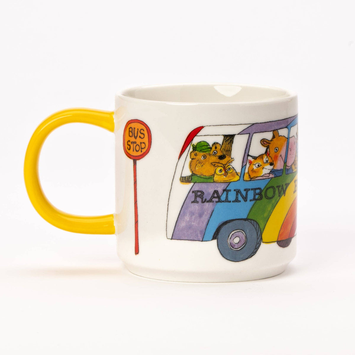 Richard Scarry Rainbow Bus Mug
