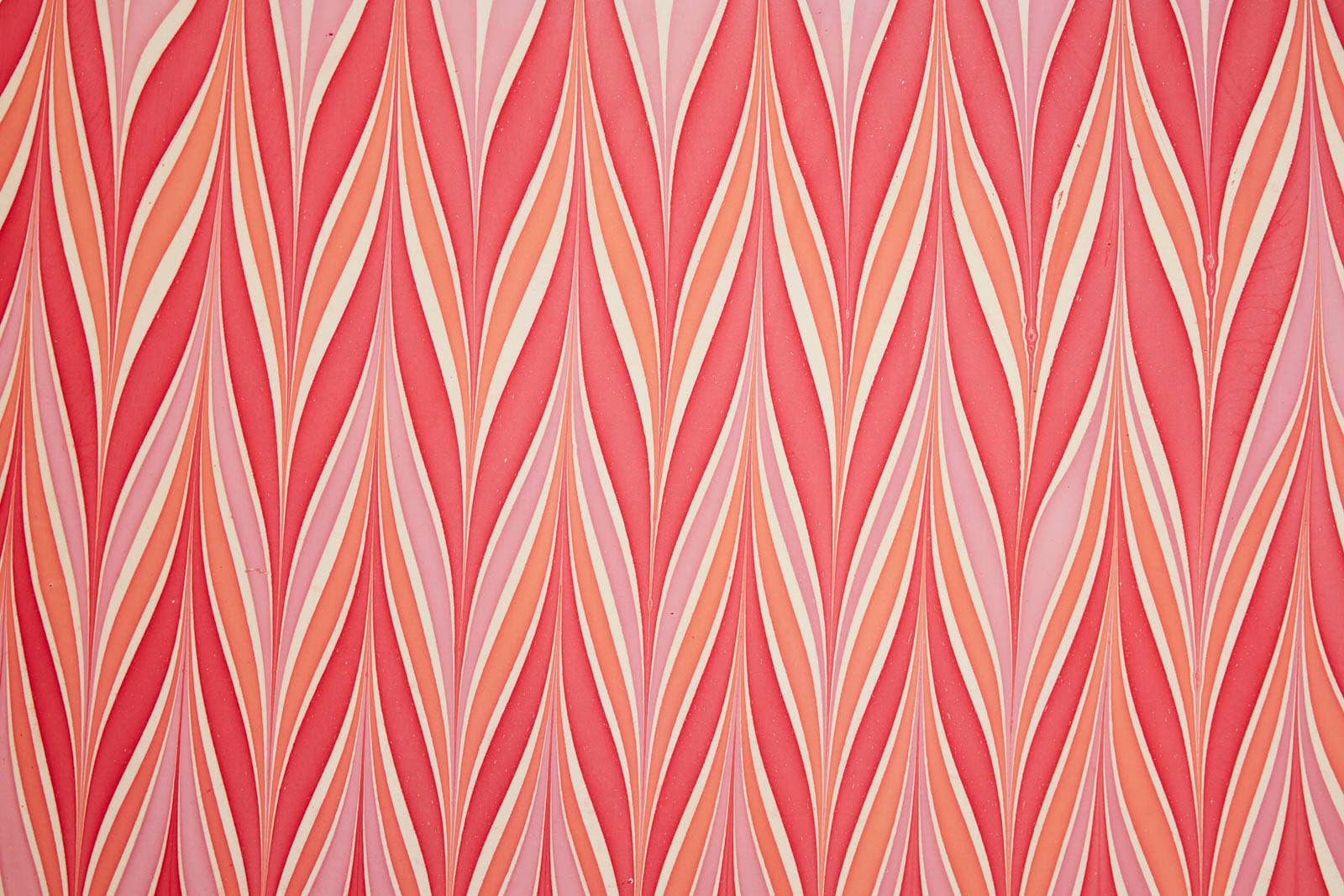 Candy Stripes Sugar Spice Hand Marbled Wrapping Paper