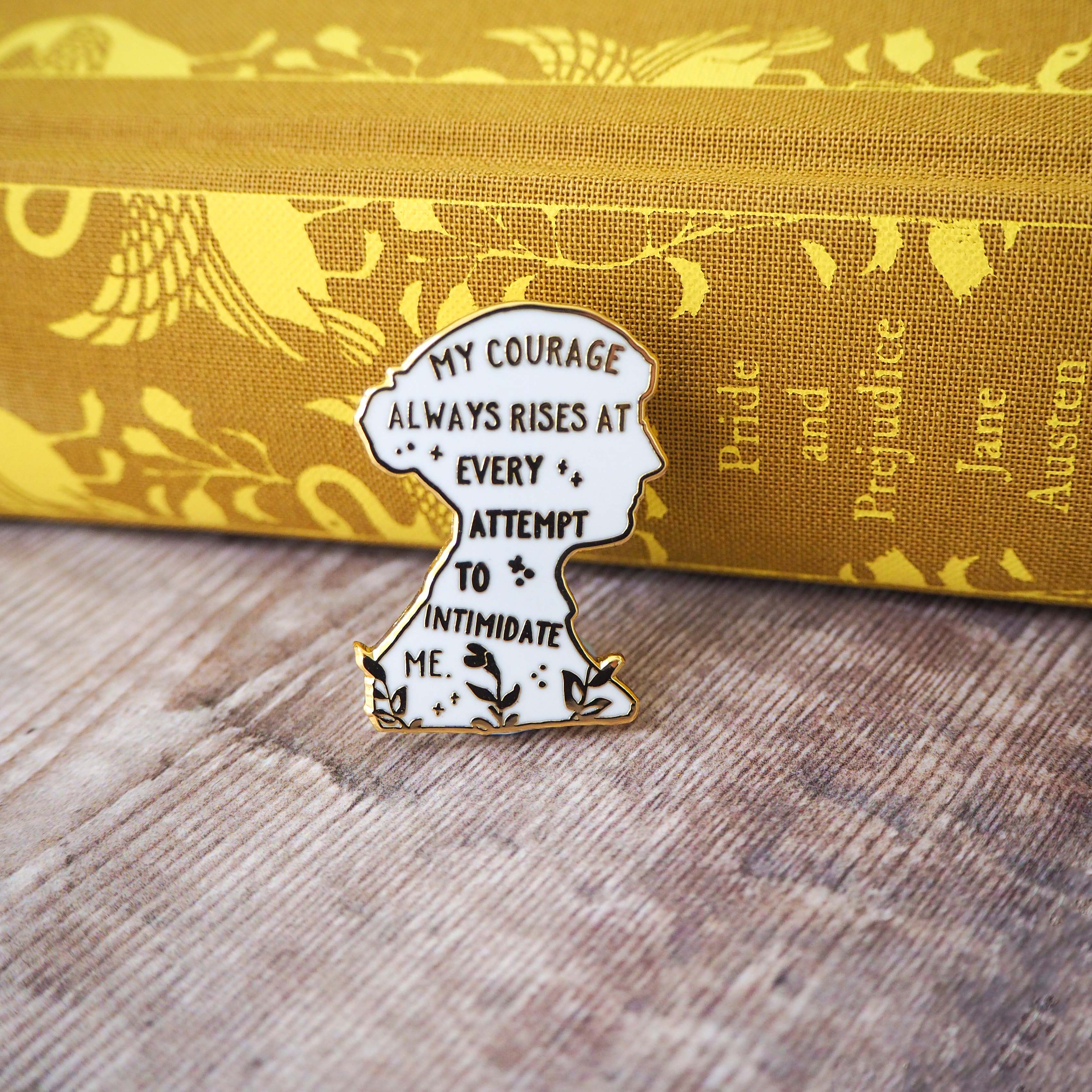 Pride & Prejudice Jane Austen Enamel Pin Badge