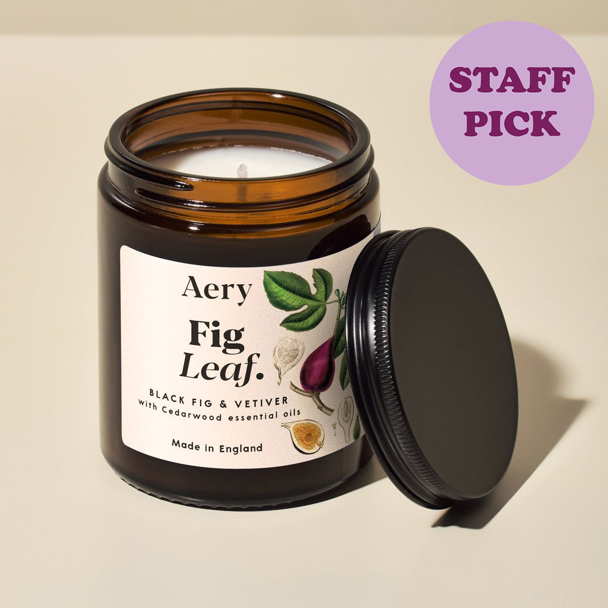 Fig Leaf Scented Jar Candle