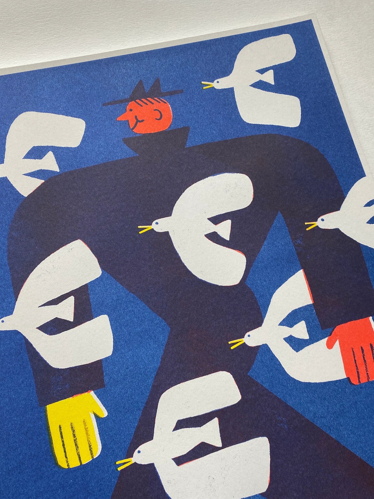 Swarm Of Birds Print