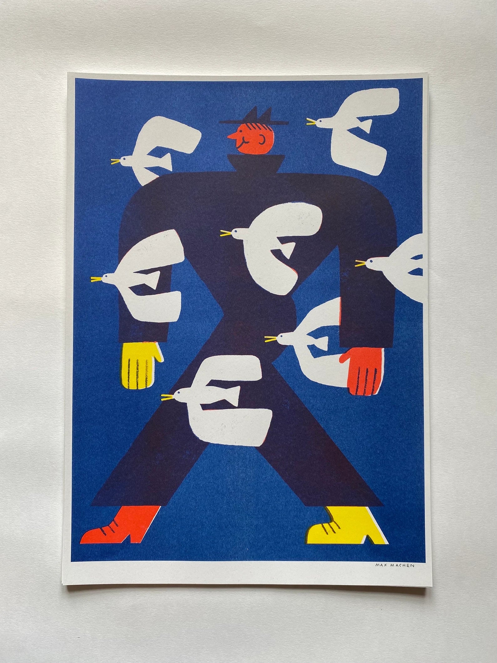 Swarm Of Birds Print