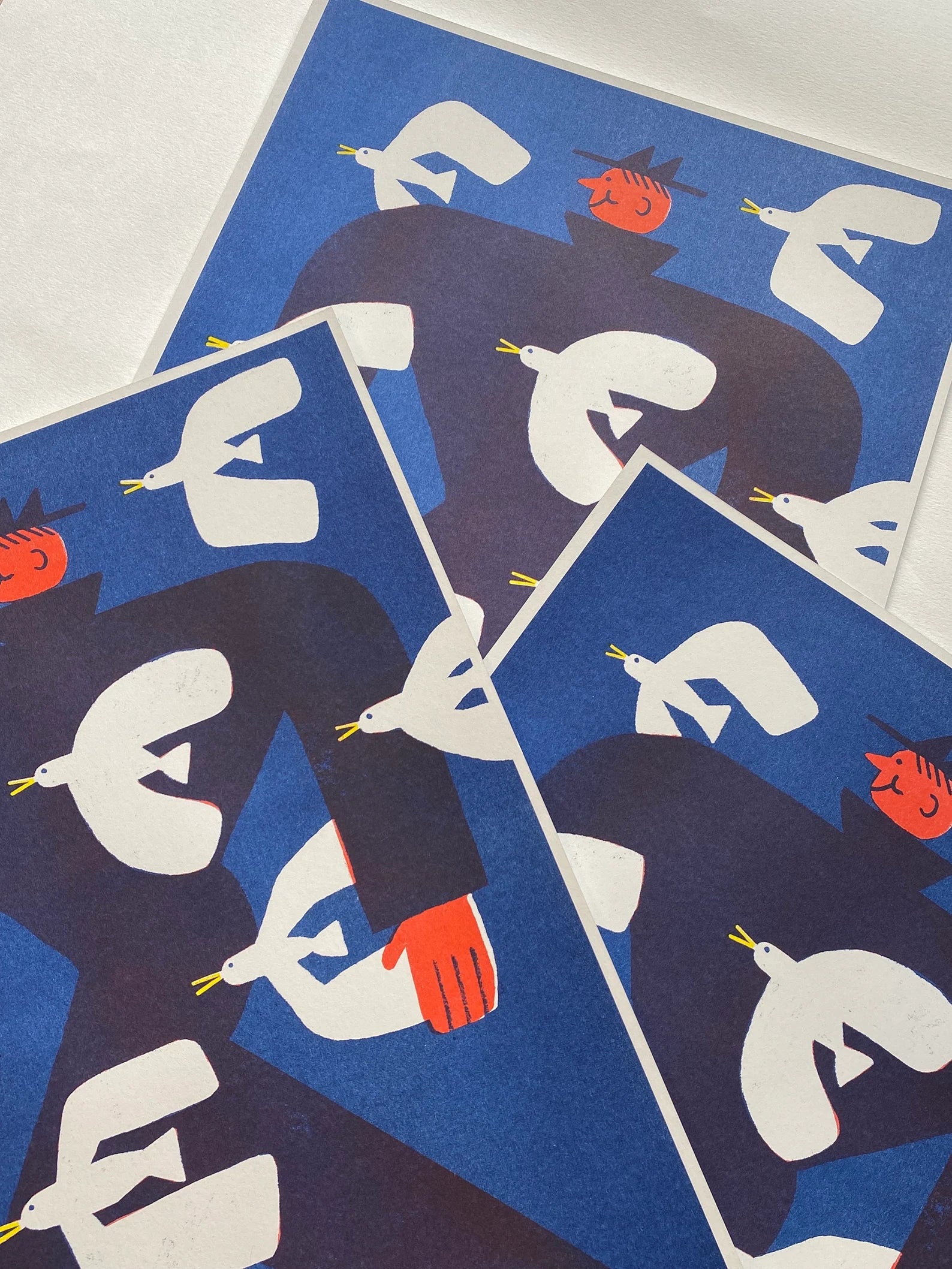Swarm Of Birds Print