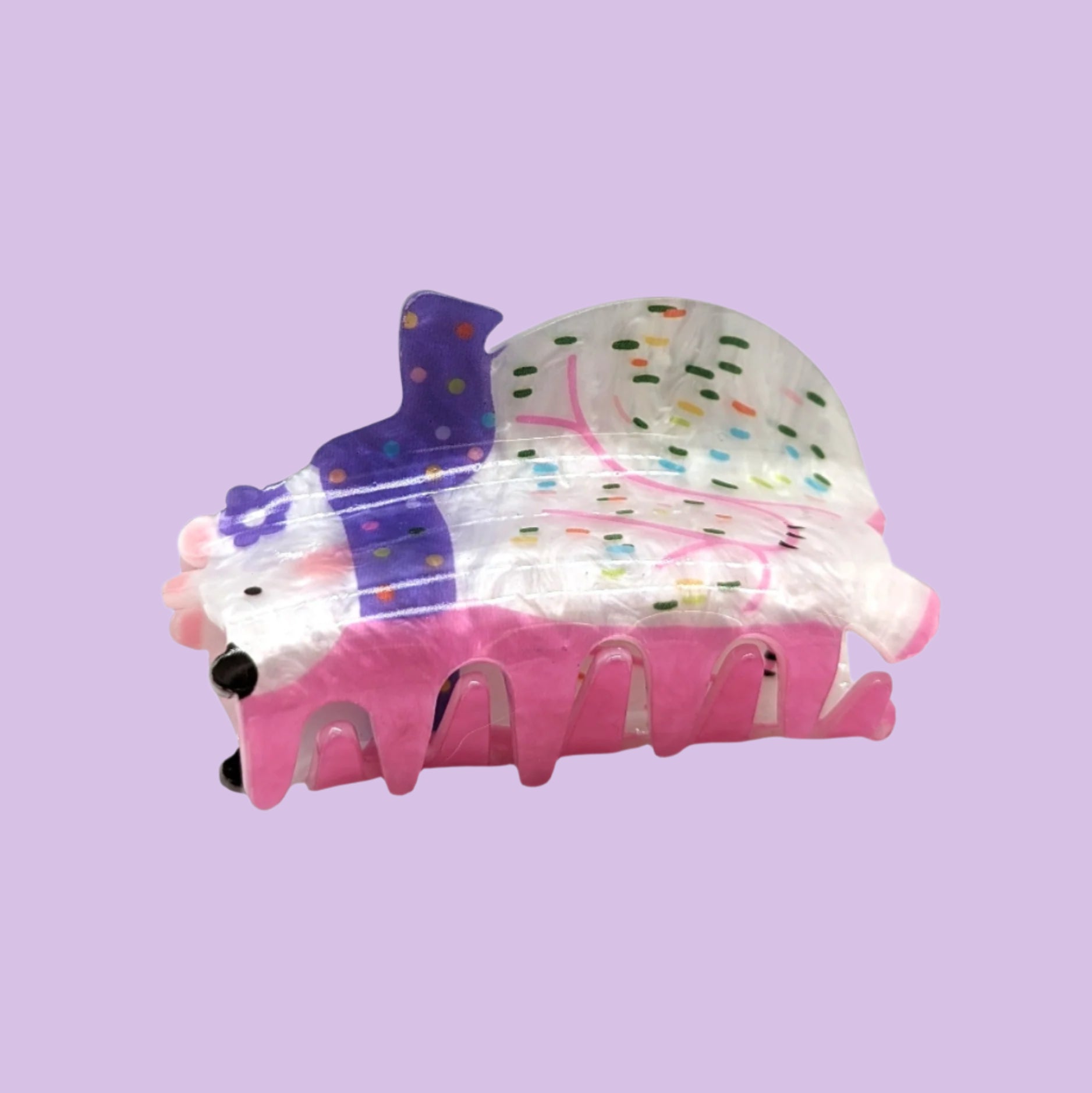 Polar Bear Hair Clip