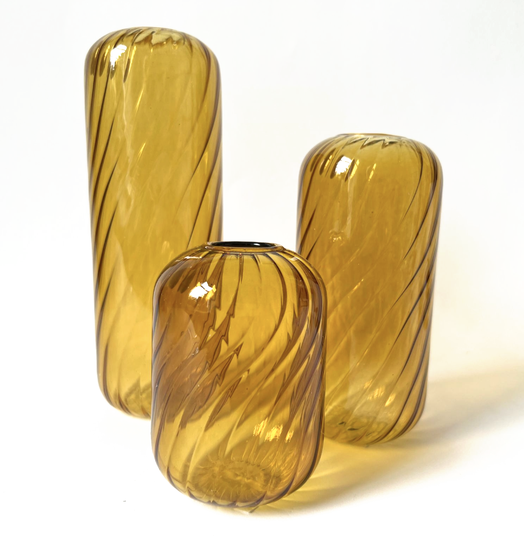 Yellow Fleur Vases