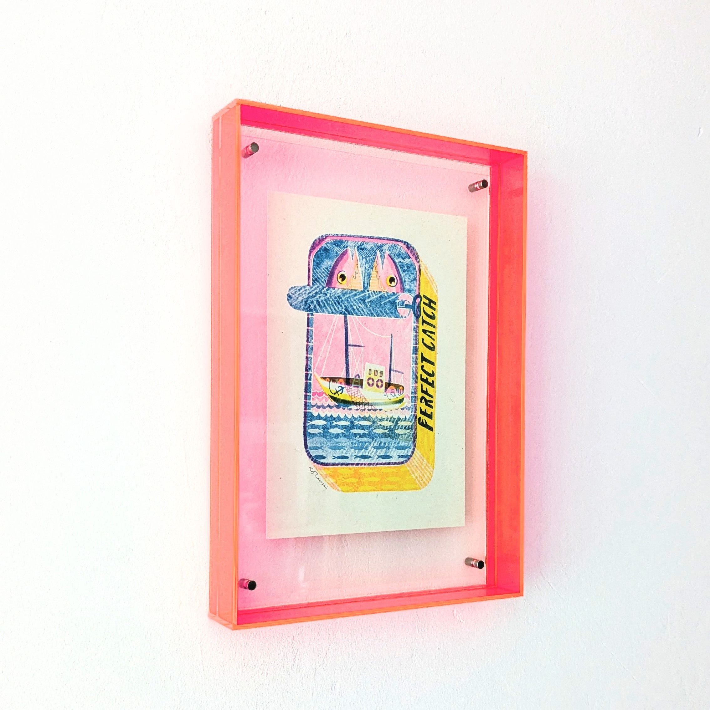 Medium Pink Acrylic Frame