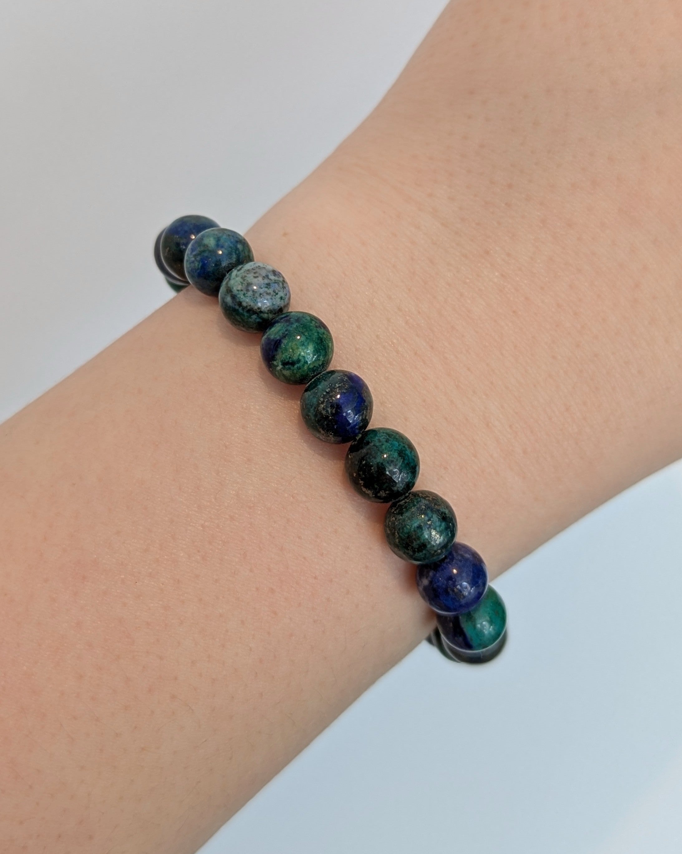 Azurite Bead Bracelet