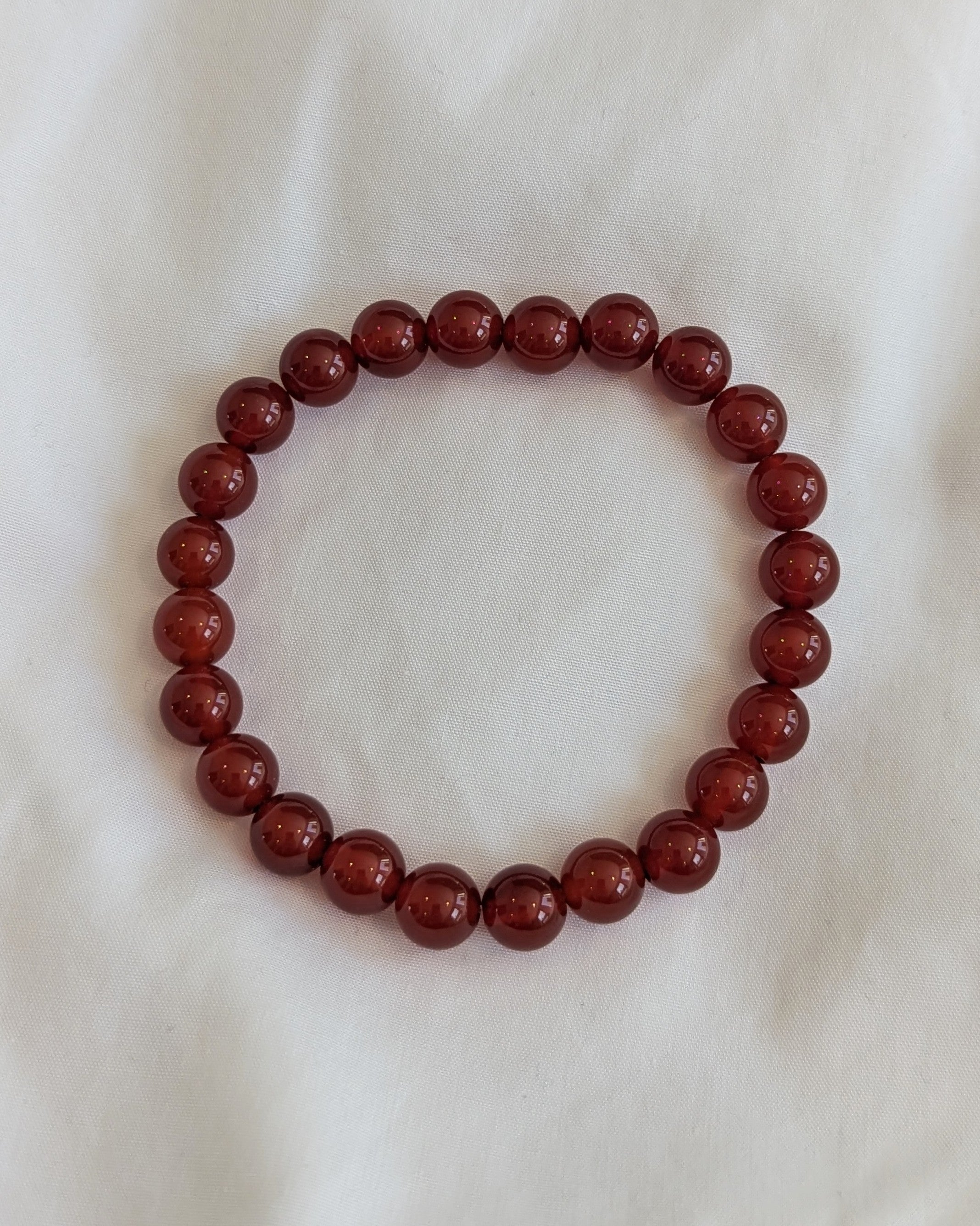 Carnelian Bead Bracelet