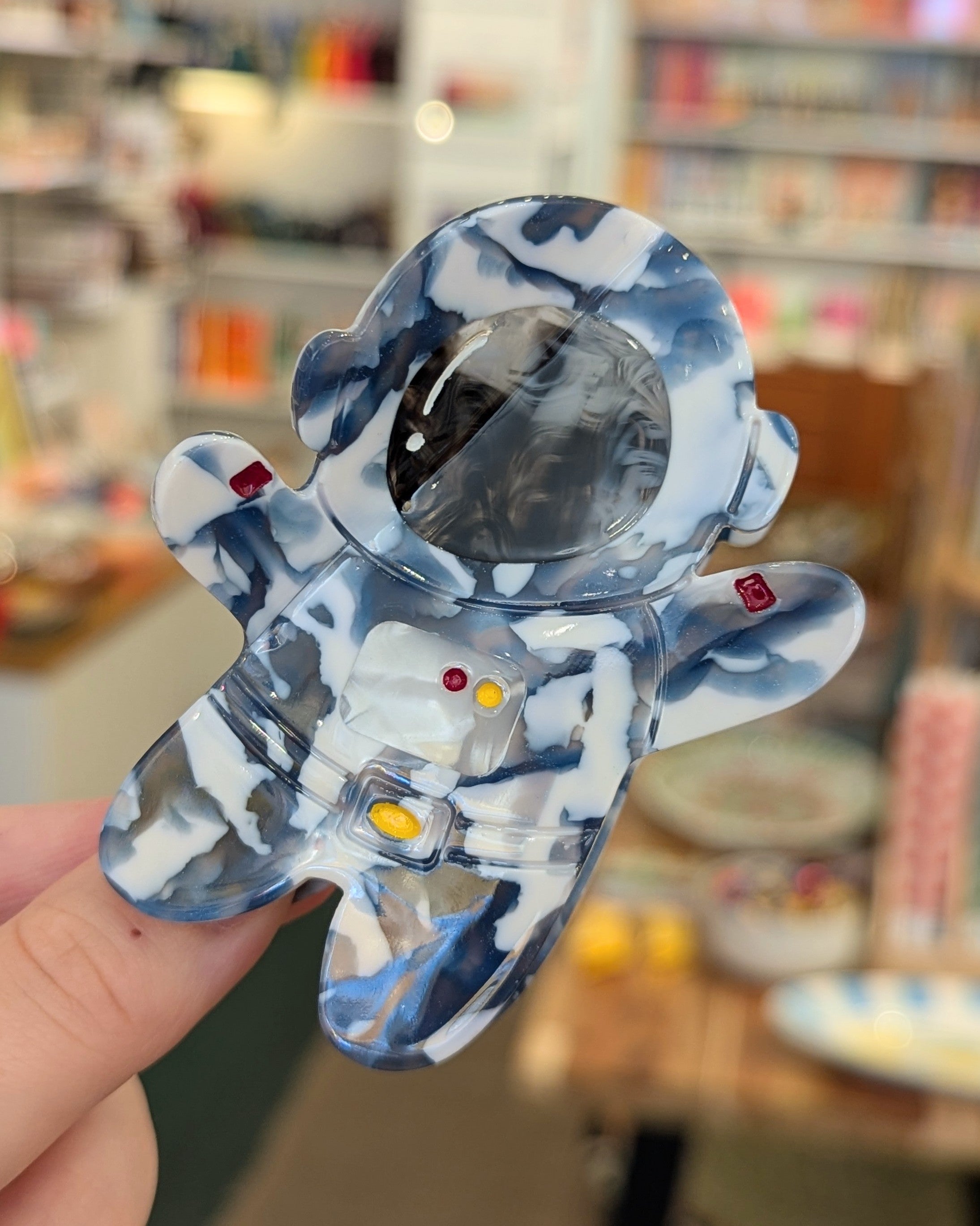 Lunar Astronaut Hair Clip