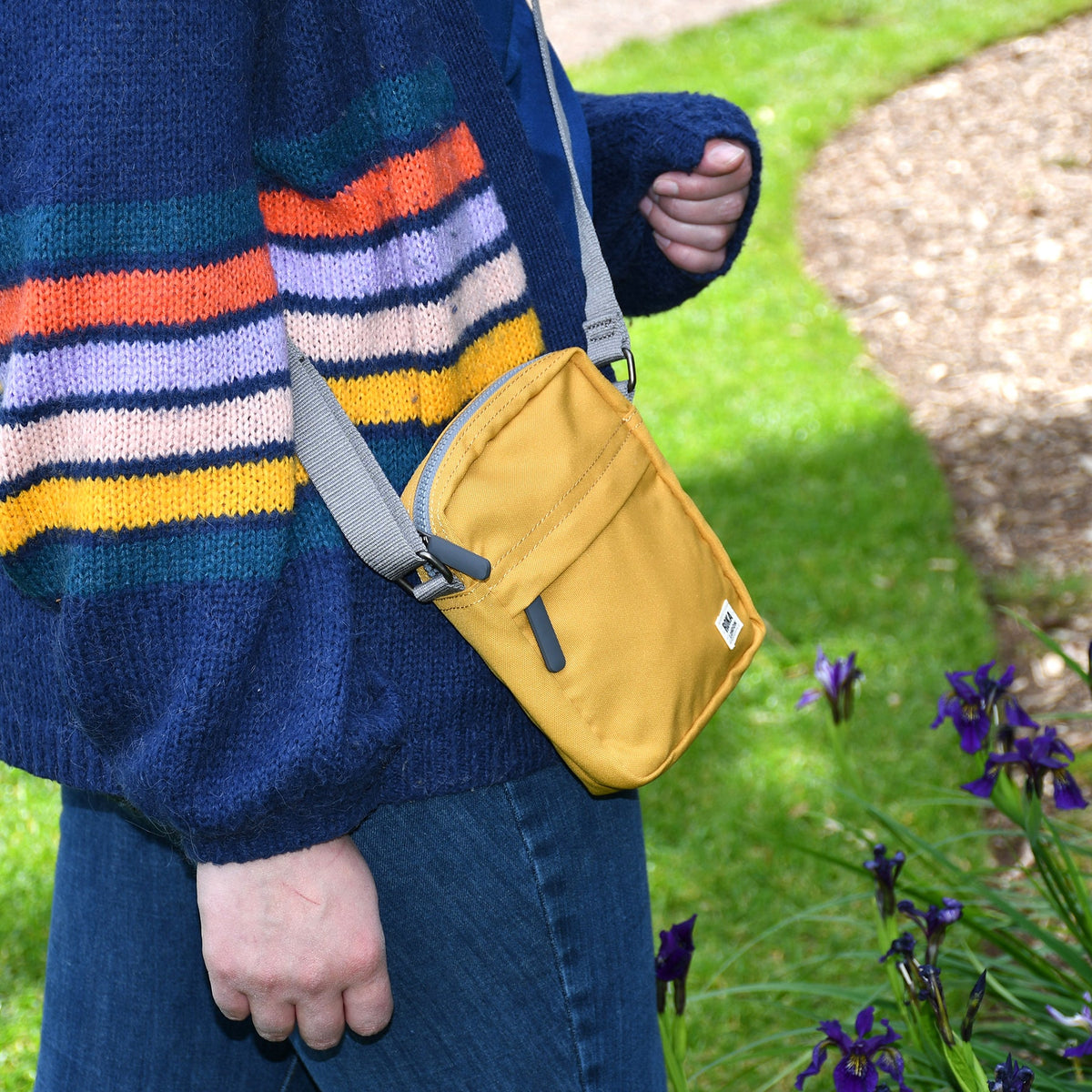 Deep Blue Bond Recycled Canvas Bag