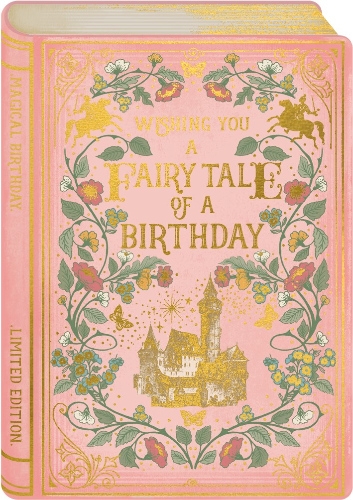 Fairytale Book Birthday Card