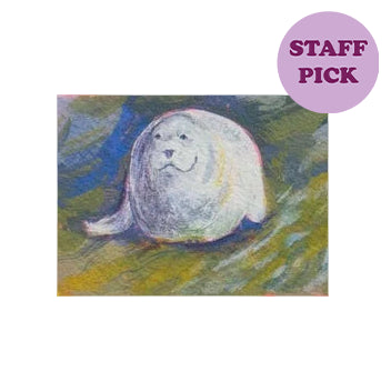 Smiling Seal Sticker