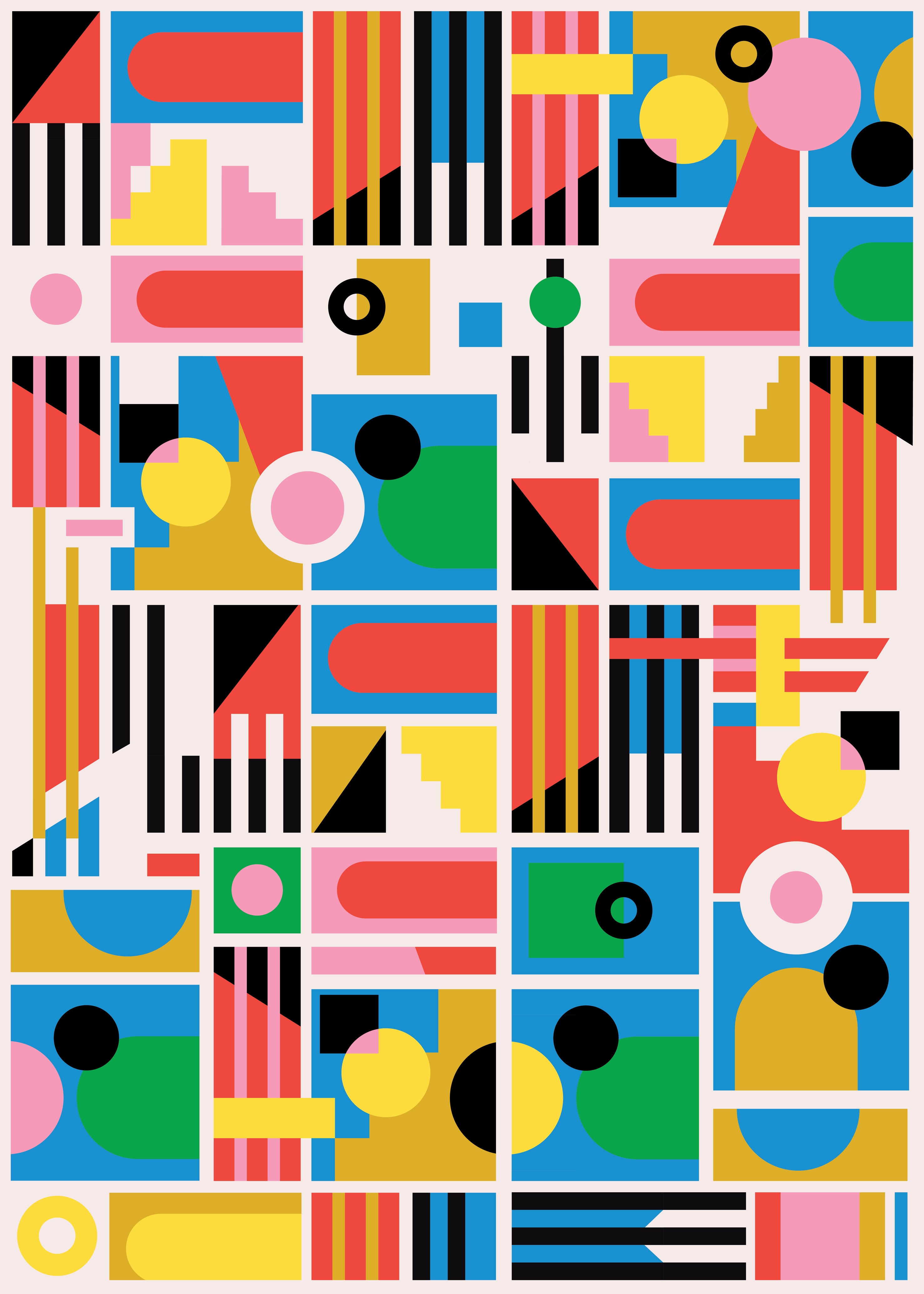 Colourful Shapes Wrap (2265)