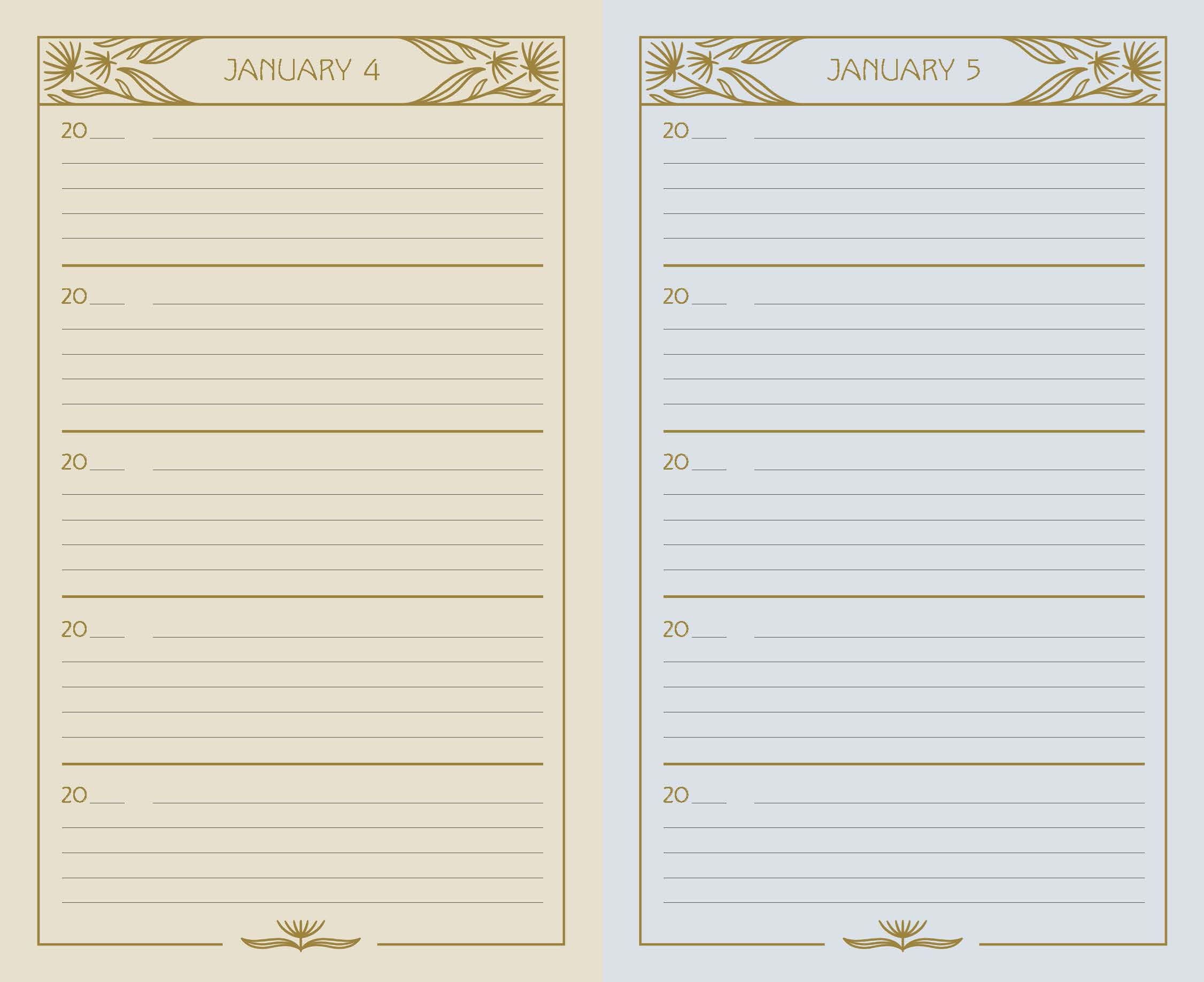 Nouveau One Line A Day Journal