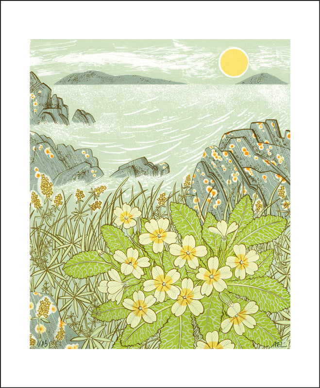 Island Primrose Blank Card