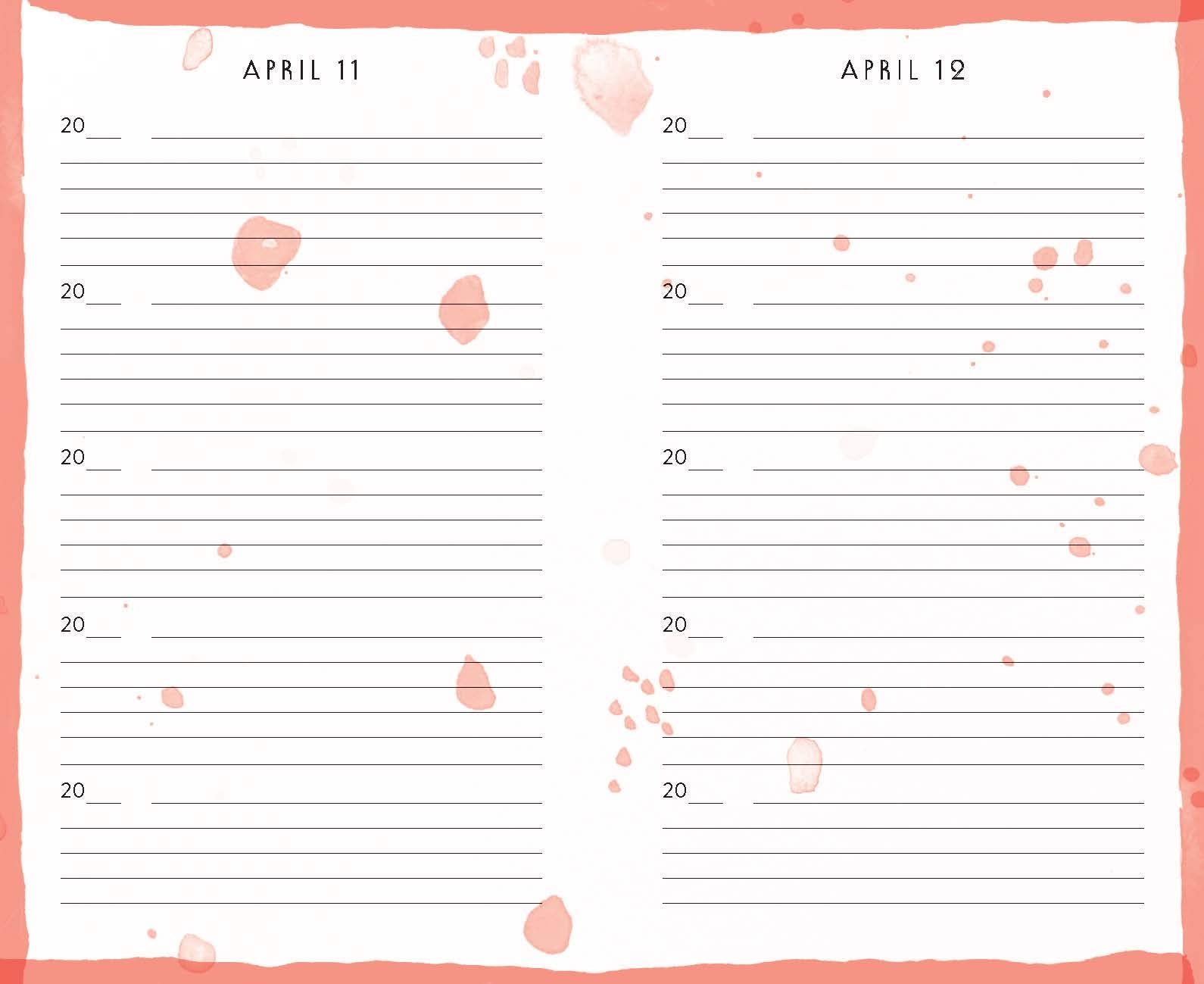 Rainbow One Line A Day Journal
